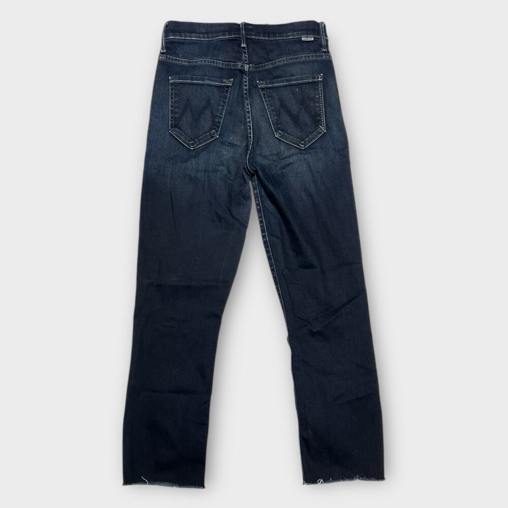 MOTHER High Waisted Rascal Ankle Snippet in Night Owl Size 25 - Picture 2 of 9